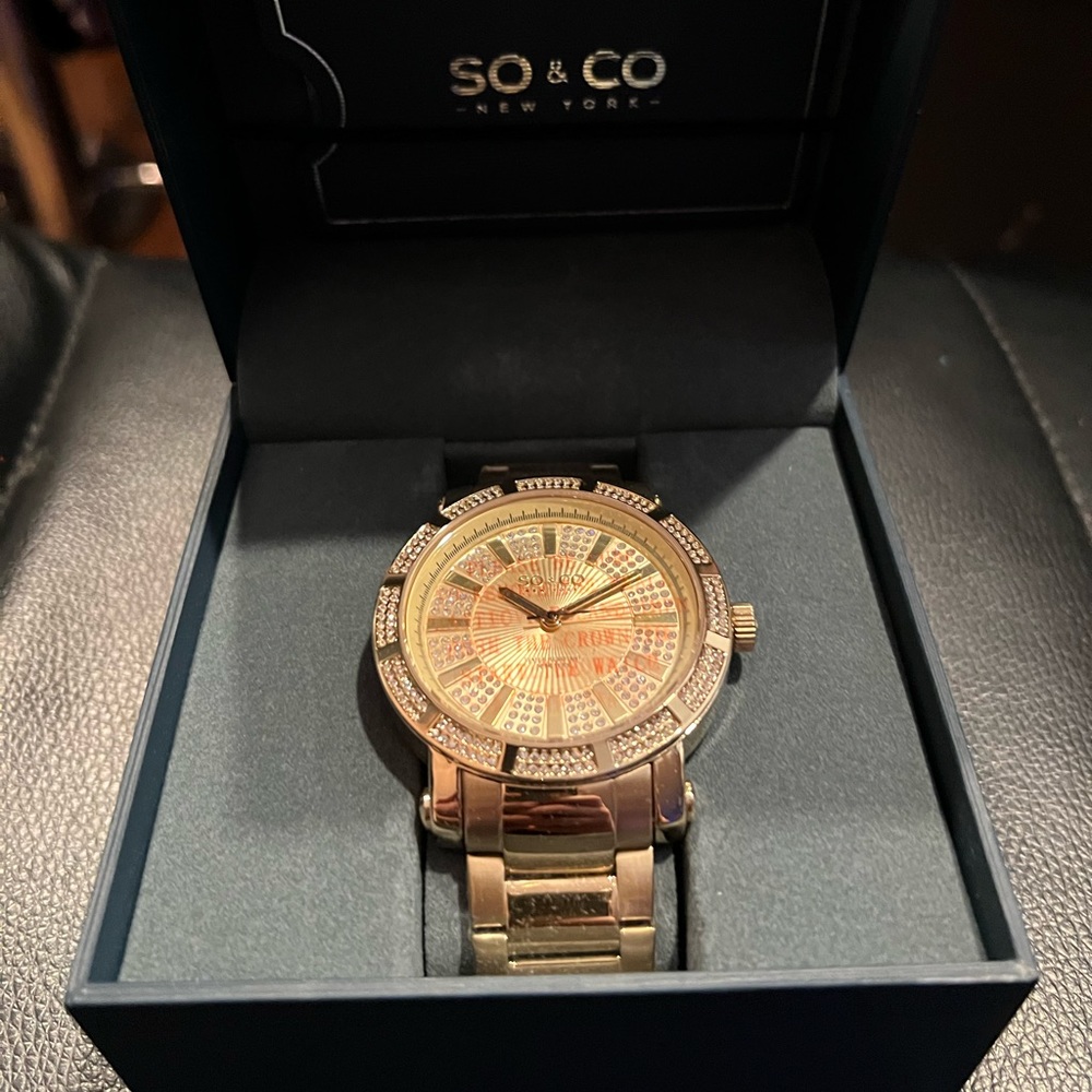 So & Co Madison collection womens 50mm watch (Model# 5563)
